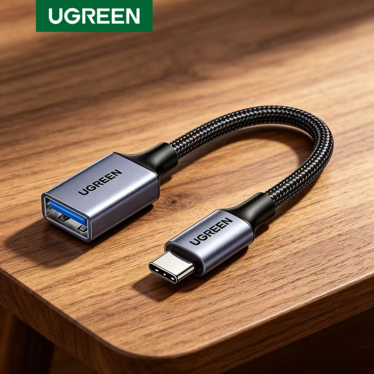 UGREEN Braided Type C to USB 3.2 OTG Adapter Cable
