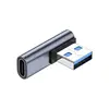 Type-C To USB Support OTG 10Gbps USB Adapter Data Cable Extension USB C To Usb 3.0 Elbow U Type Converter Turn Angle for Laptop 4