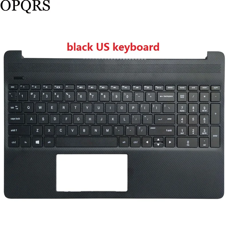 Teclado para Notebook com Palmrest Upper Cover Russo Eua Reino Unido Espanhol Latim hp 15-dy 15t-dy 15-ef 15s-eq 15s-fq Tpn-q222 Novo - Imagem 2