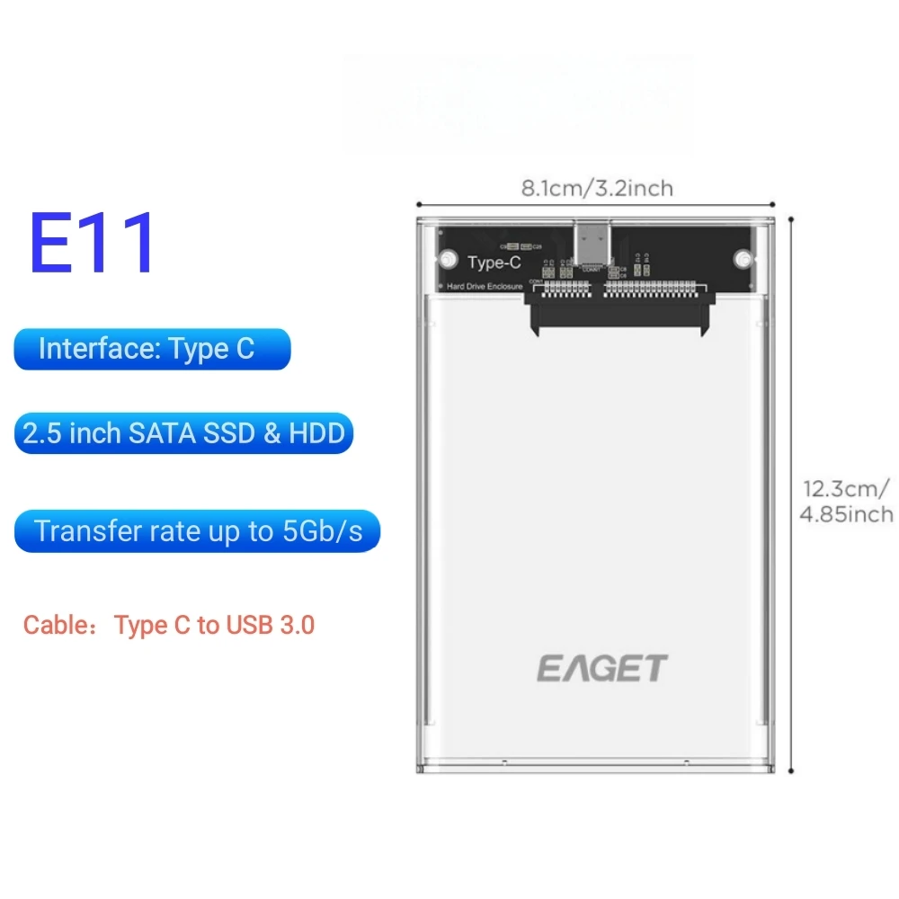 専用ページ EAGET 2.5インチ外付ドライブ 9個セット EAGET HDD ケース