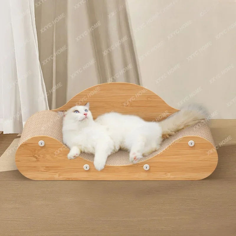 Cat Scratch Board Litter Sofa Wear-Resistant Corrugated Paper Scratch-Resistant Claw Board Sofa