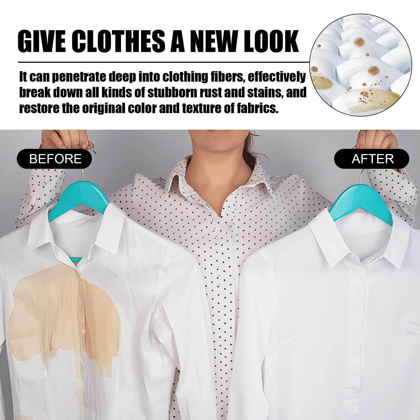 Multipurpose Fabric Stain Remover for Clothes and Textiles