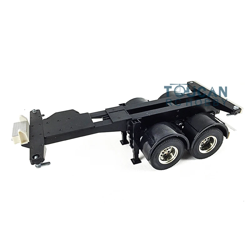 TOUCAN 1/14 20ft 2Axles Semi Trailer Container Chassis KIT RC Tractor Remote Control for TAMIYAYA Outdoor Toys for Boys Gift 3
