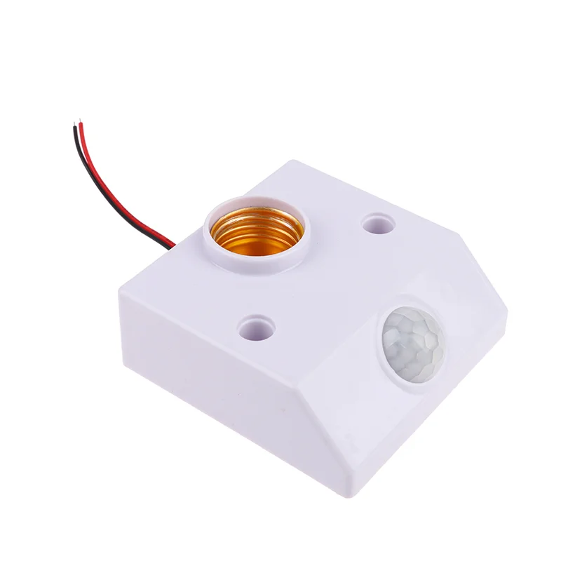 Lampholder Nut Socket With PIR Motion Sensing Switch AC 90V-250V lamp holder lamp bulb holder