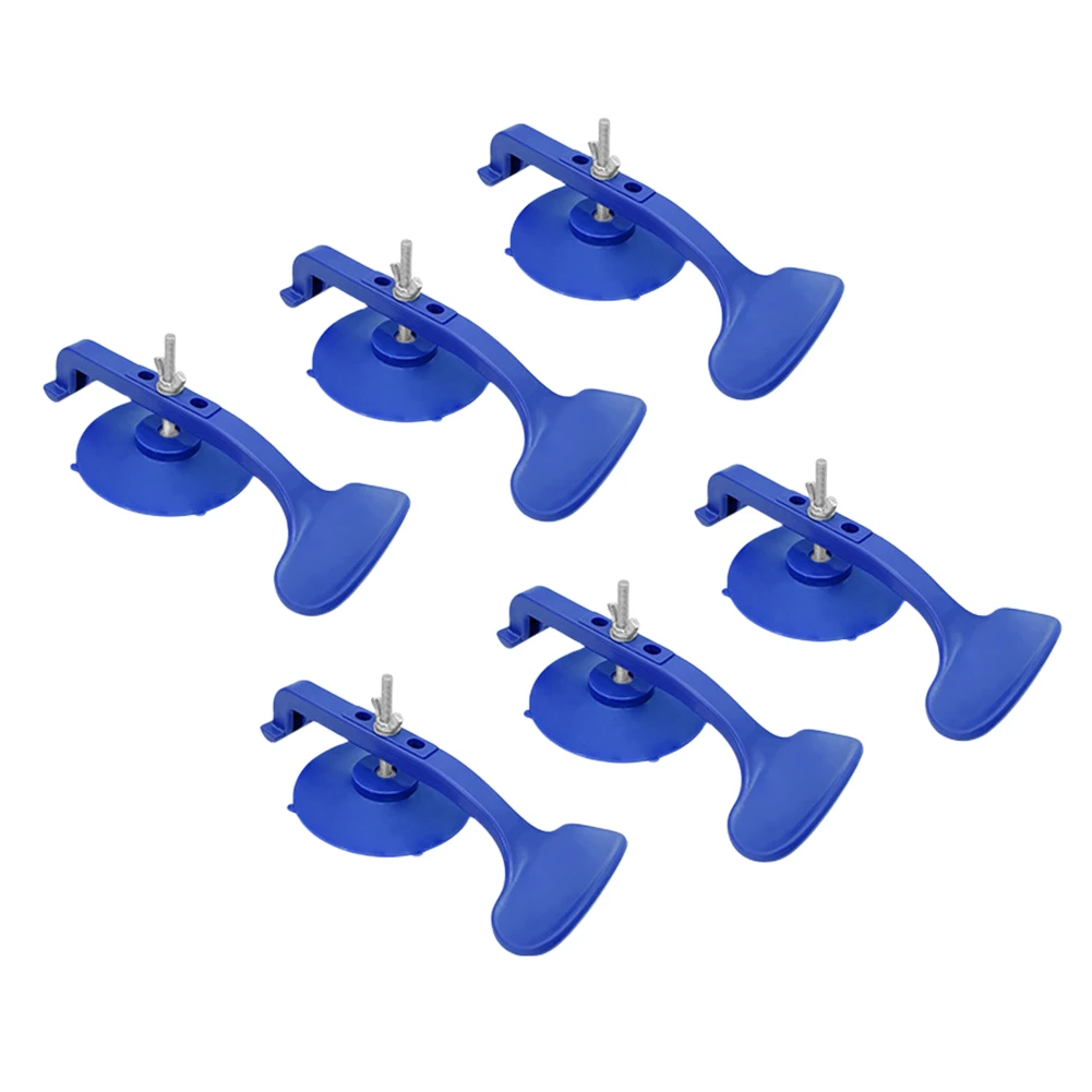 6개입 강력 흡착 유리 클램프 자동차 흡착 컵 클램프, 컨버터블 유리 앞유리 수리용 자동차 수리 도구 키트