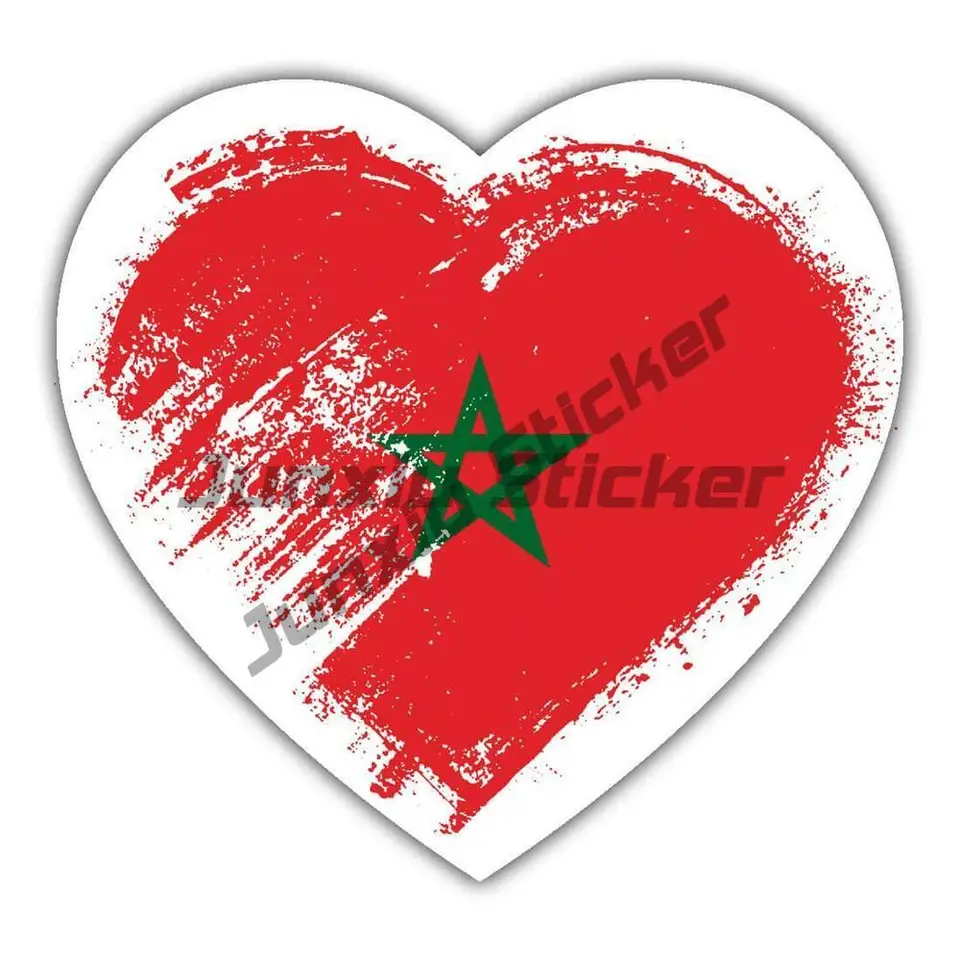 Food Storage Lids Moroccan Flag Car Emblem - Chrome Domed Shield Decal For Auto & Bike Morocco Flag Decal