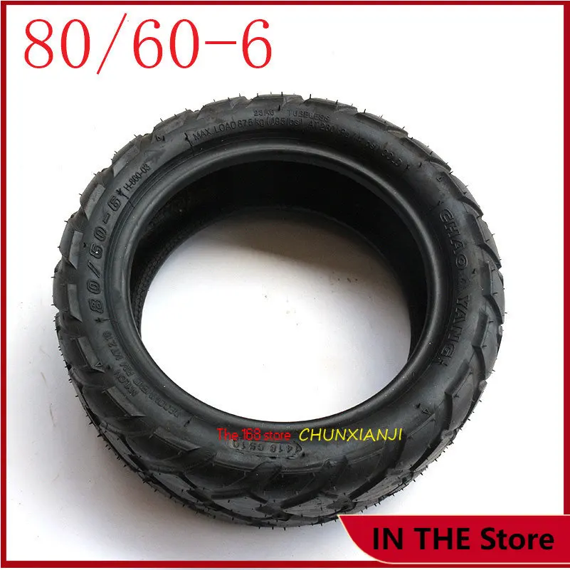 Scooter Vacuum Tire 80/60-6 Vacuum Tubeless tire /Tyre For E-Scooter Motor Electric Scooter Go karts ATV Quad Speedway
