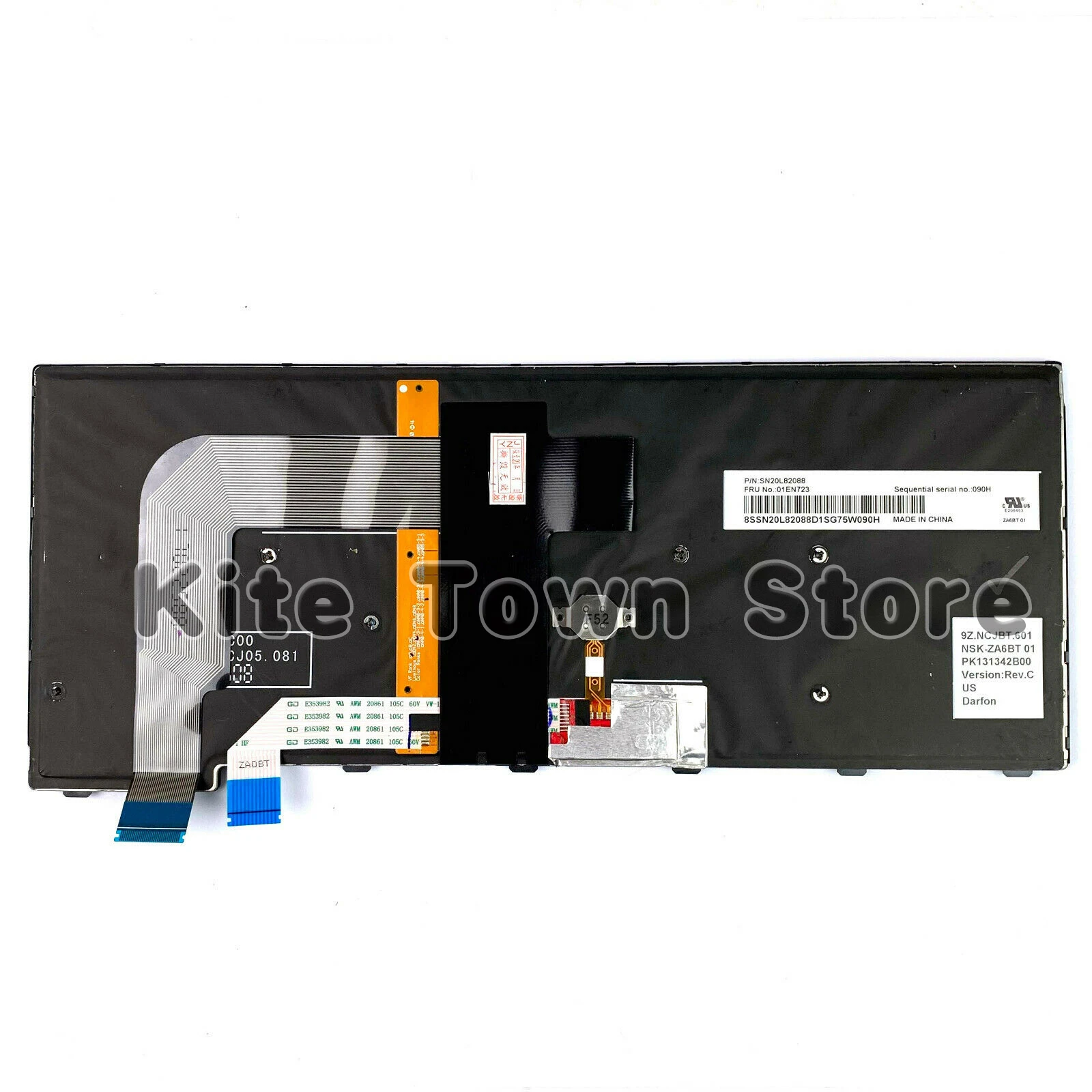 Genuíno Eua Layout Retroiluminado Teclado Substituição para Lenovo Thinkpad T460s T470s 01en682 01en723 - Imagem 2