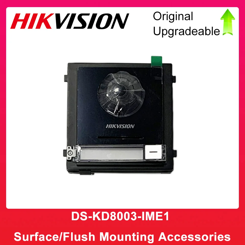 Videocitofono Originale Hikvision Ds-Kd8003-Ime1(B) Ds-Kd-Acf1 Ds-Kd-Acf2 Ds-Kd-Acw1/Acw2/Acw3 Ds-Kd-Kp Ds-Kd-M Surface Flush