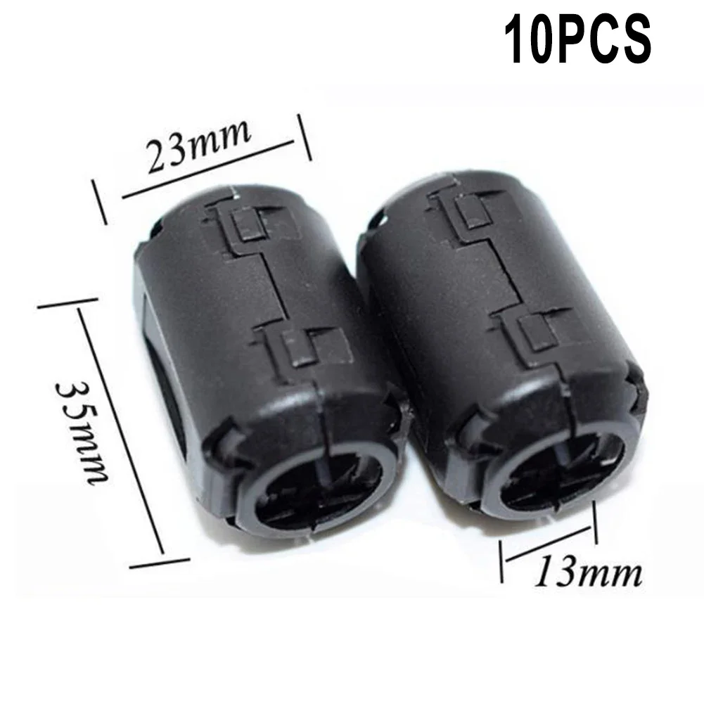 3.5/5/7/9/13mm Ferrite Ring Choke Bead 10pcs RFI EMI Noise Suppressor Filter For Power Cord USB Antenna Audio Cable