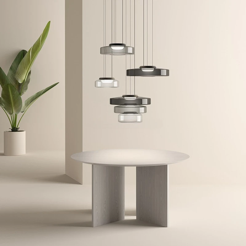 Italian Minimalist Glass Pendant Light Art Creative Modern Decoration LED Chandelier for Home Restaurant Bar 2