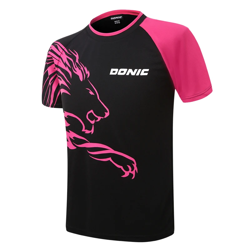 DONIC Summer Sports Short Sleeve Men Women Breathable T-shirt Table Tennis Clothing Badminton Clothing