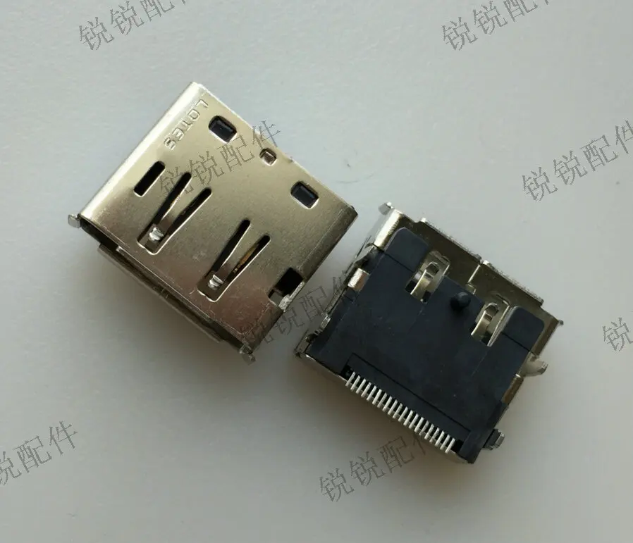 

Free shipping For LOTES DisplayPort HD port DP 20P female Patch laptop HDMI female socket