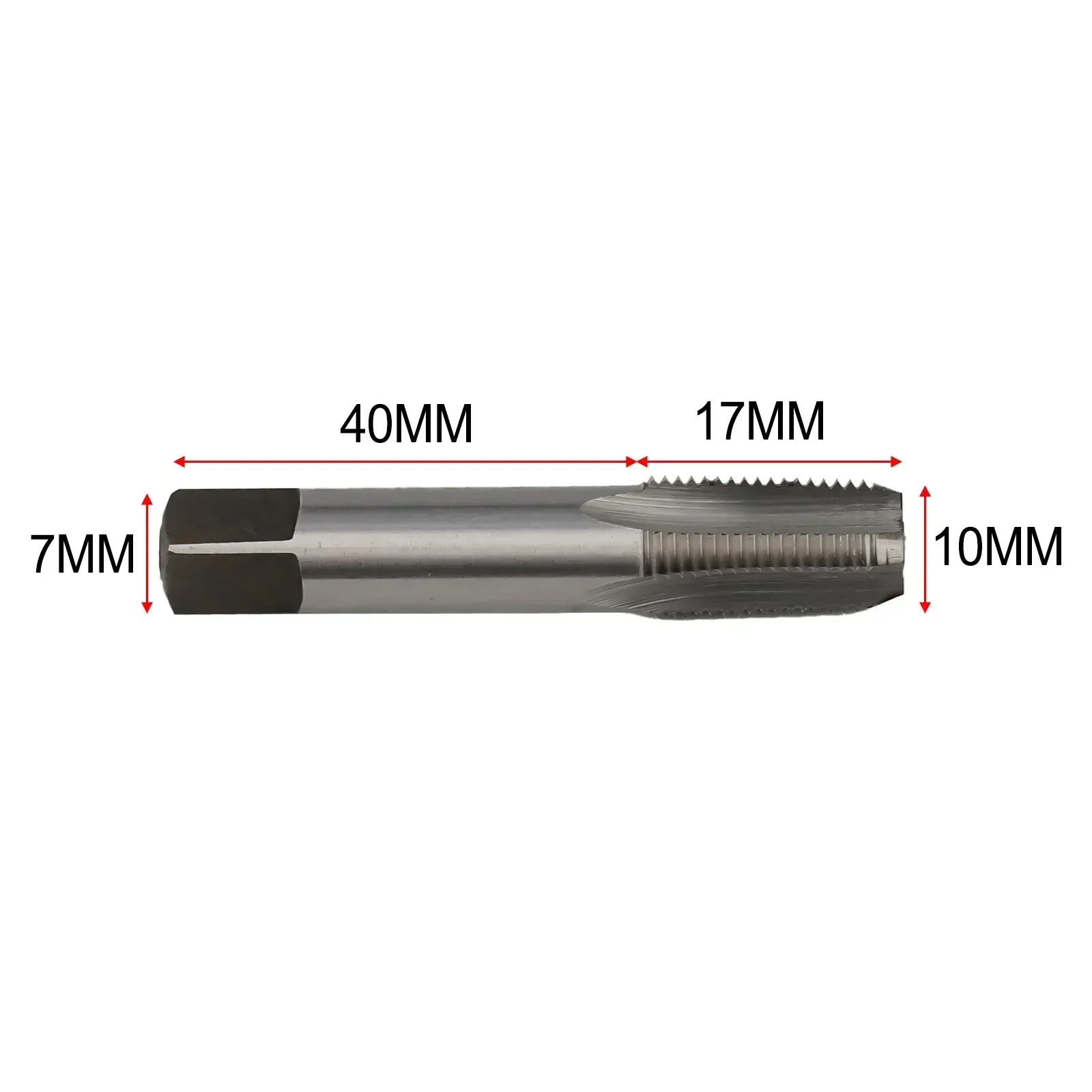 M13×1.25 Zilver HSS Metrisch Tap and Die Set, Draad Tap en Ronde Draad Die Rechts Hand HSS Taper
