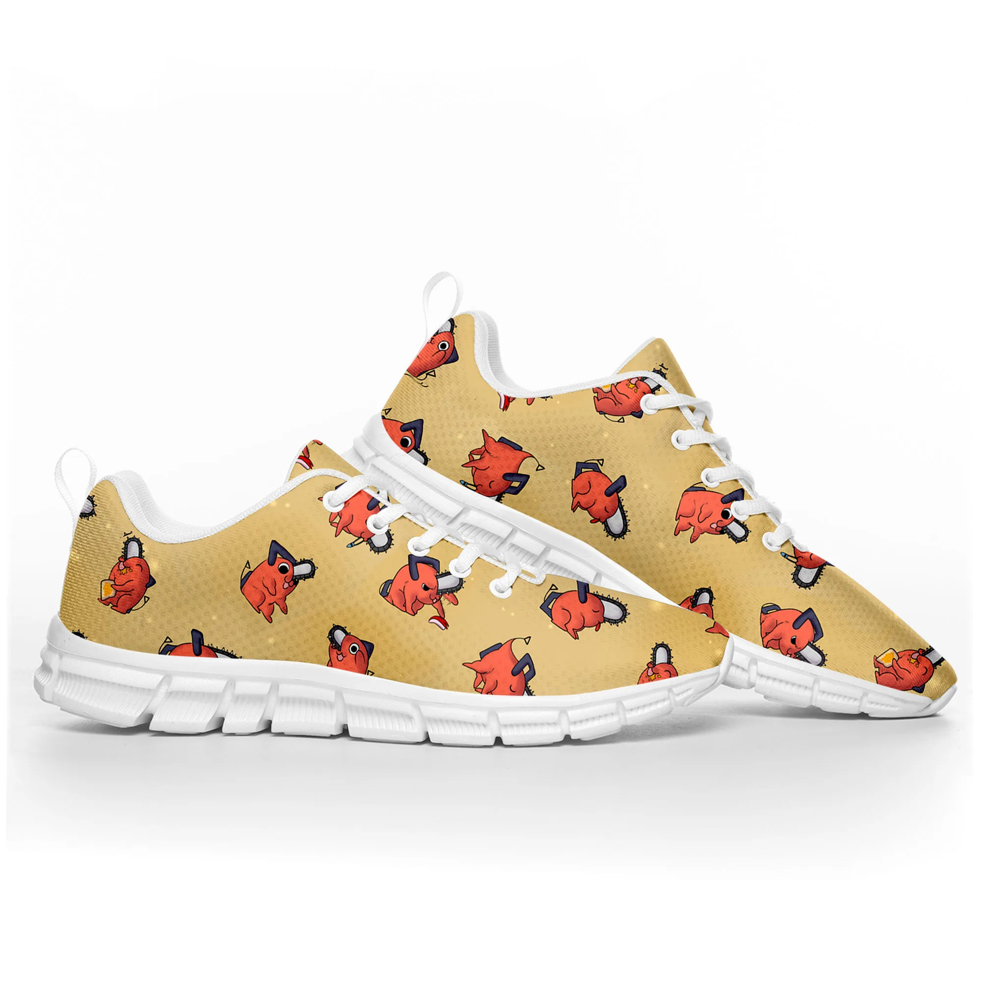 

Chainsaw Man Pochita Power Sports Shoes Mens Womens Teenager Kids Children Sneakers Casual Custom High Quality Couple Shoes