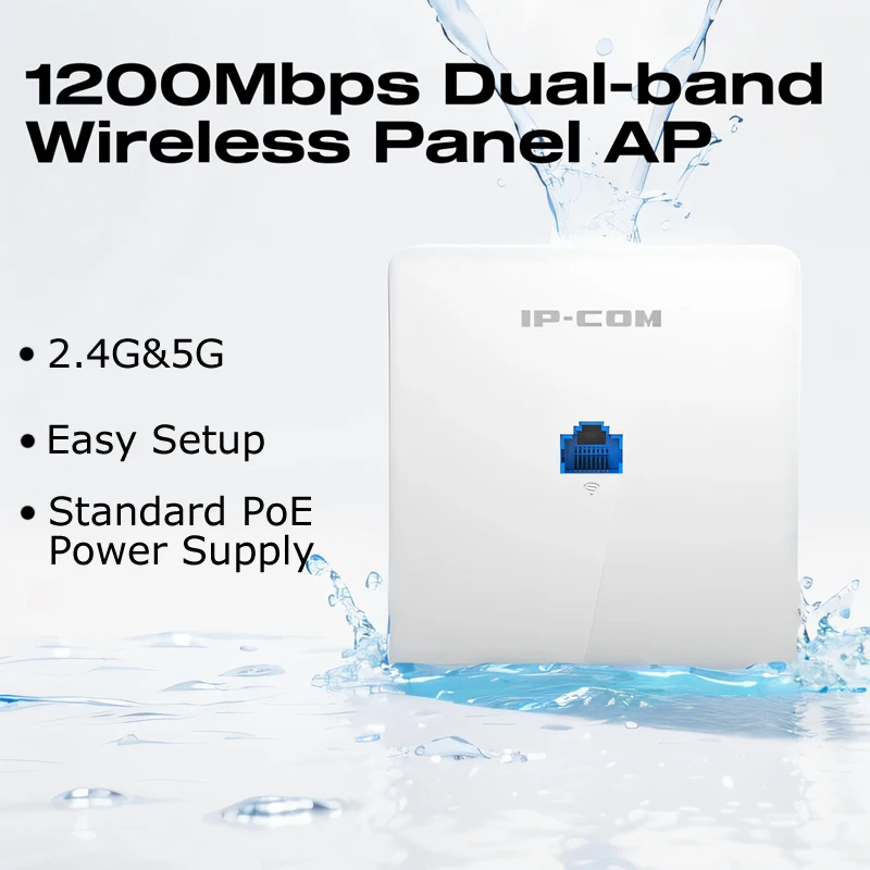 Painel sem Fio de Banda Dupla Gigabit Access Point Poe Wifi ap Quartos de Hotel Apartamentos Salas de Reuniões 86 tipo ap Ax1200