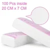 100pcs- non-woven strips for hair removal - warm wax and sugar paste 5
