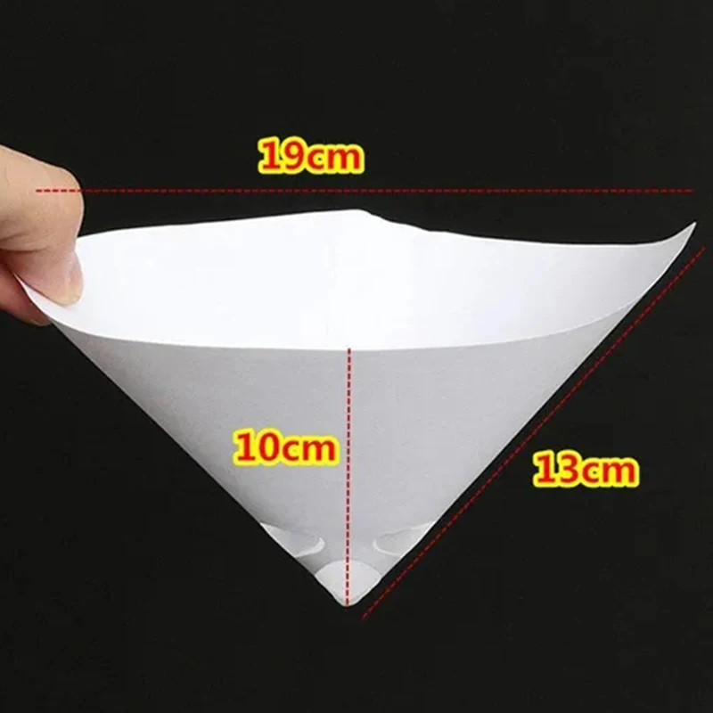 10/50Pcs Disposable Car Paint Filter Paper Mesh Paper Paint Strainer Conical Nylon Micron Funnels Filter Auto Accessories