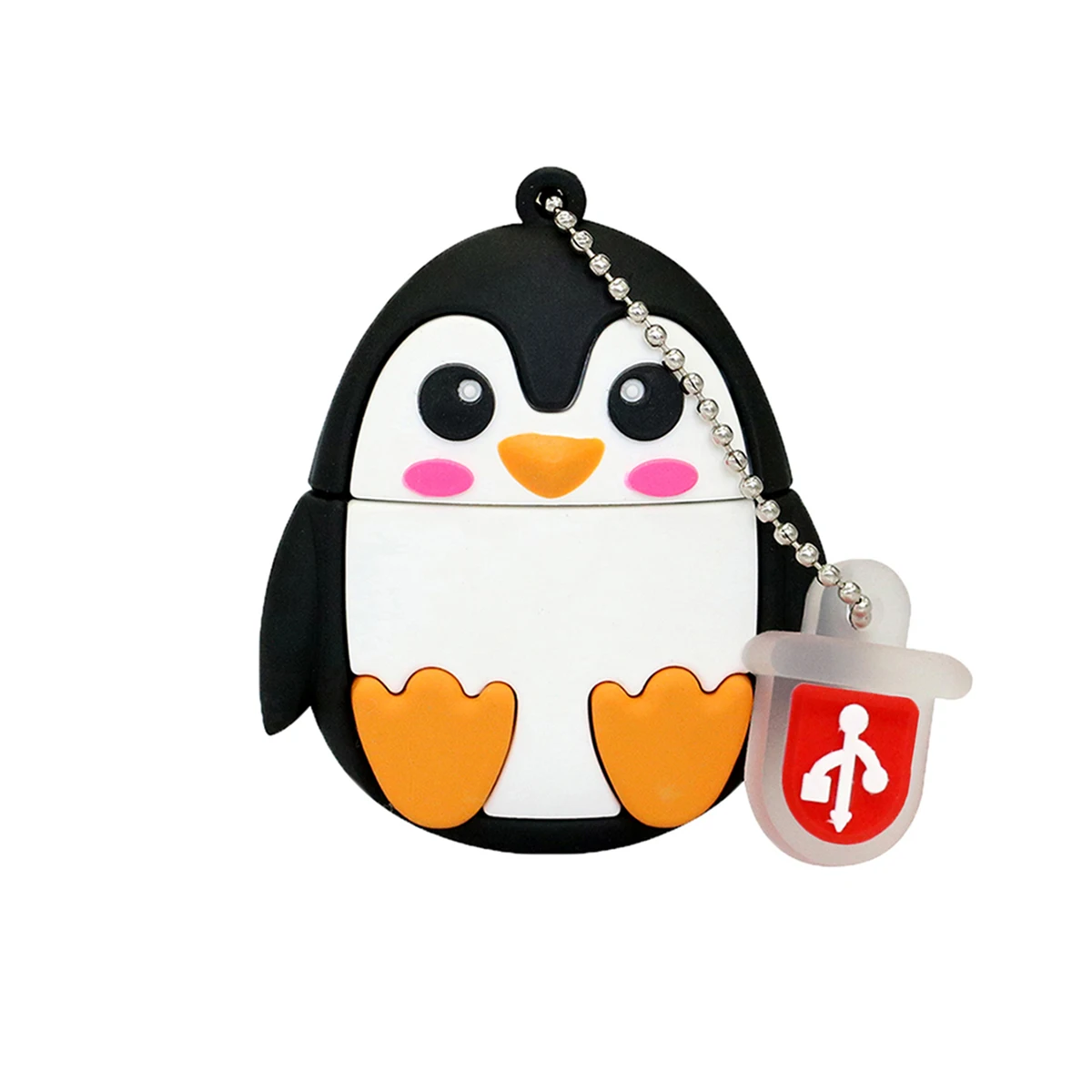 thumbnail image 1 of Memoria USB de 128 GB con forma de pingüino y animales de dibujos animados Memoria USB de 256 GB con forma de pato y gato negro Memoria USB de 32 GB con forma de pato y gato negro 64 GB, 1 of 5