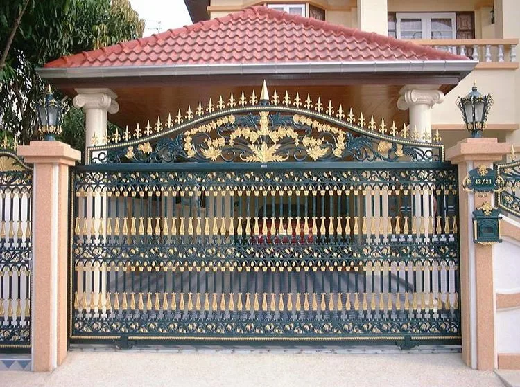 Custom High Quality Galvanized Iron Metal Gates Pictures Iron Gate Design Iron Gates 4