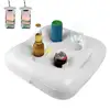 Inflatable Drink Holder Inflatable Drink Cup Holder Large Capacity Water Fun Toys Float Coasters Hold 4 Beer Cans For Swimming 1