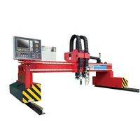 China gantry type CNC plasma cutting machine for aluminum/iron/steel/metal sheets cutting 1