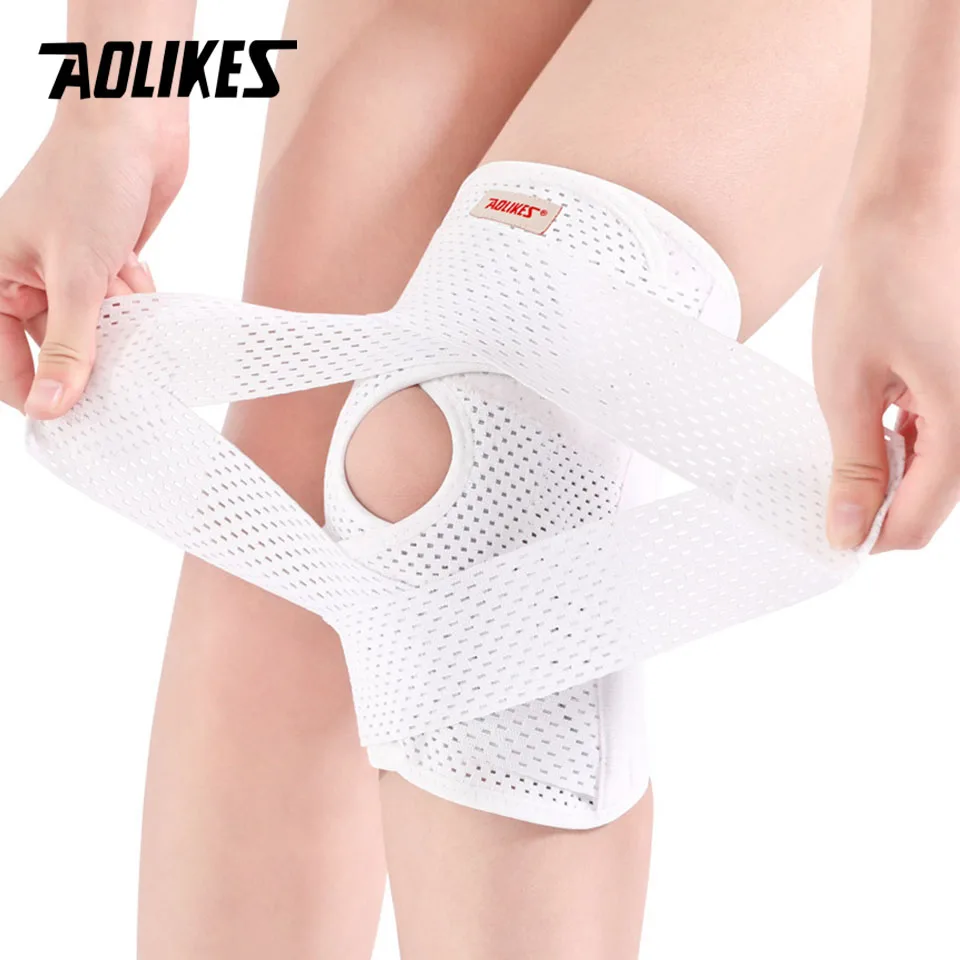 AOLIKES Knee Pads with Side Stabilizers for Meniscal Tear Knee Pain ACL MCL Arthritis Injuries Recovery Breathable Knee Support