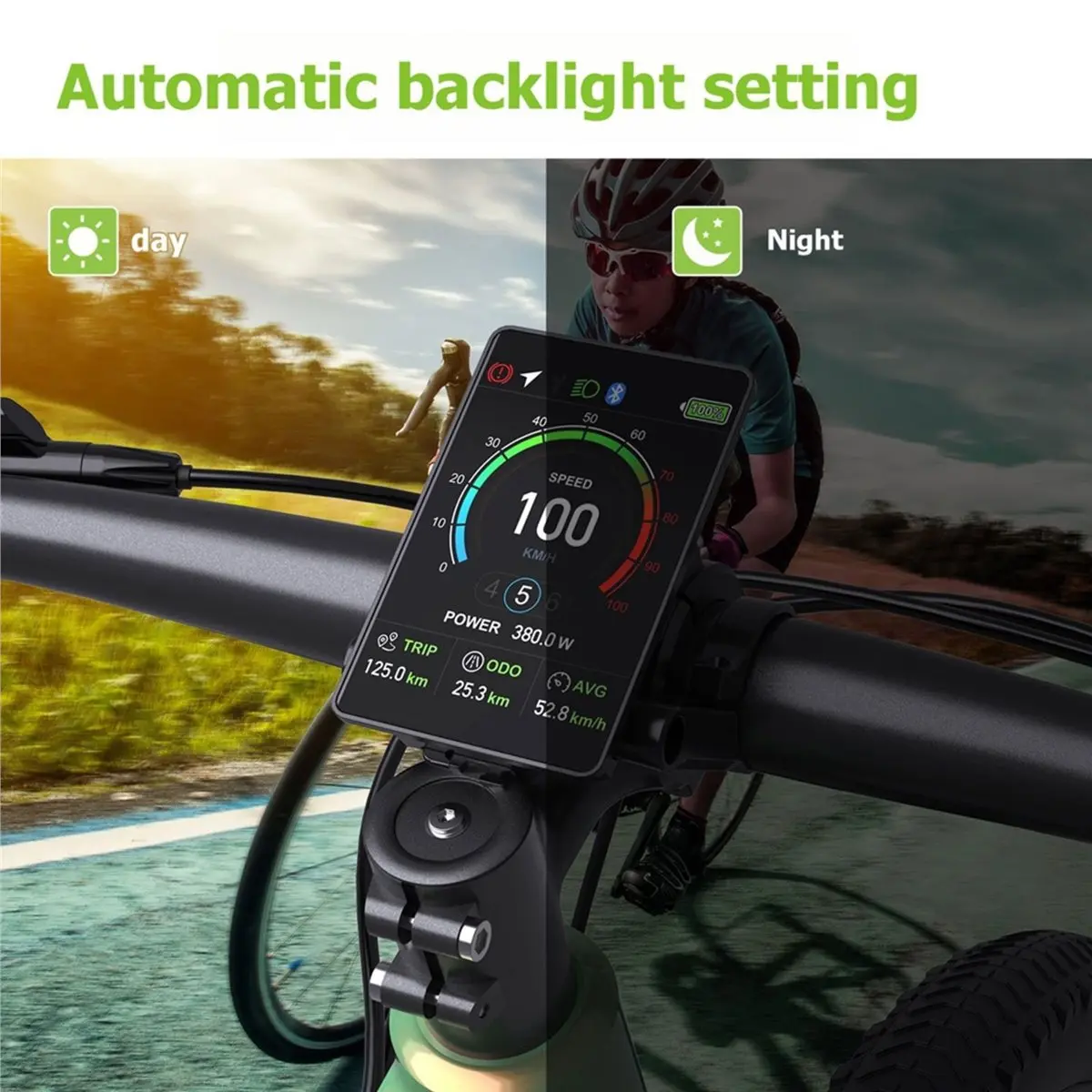 (CLOS) 전기 자전거 디스플레이 VD04 Bafang 모터용 블루투스 디스플레이 5핀 방수 EBike 패널 Ebike 부품 UART 프로토콜