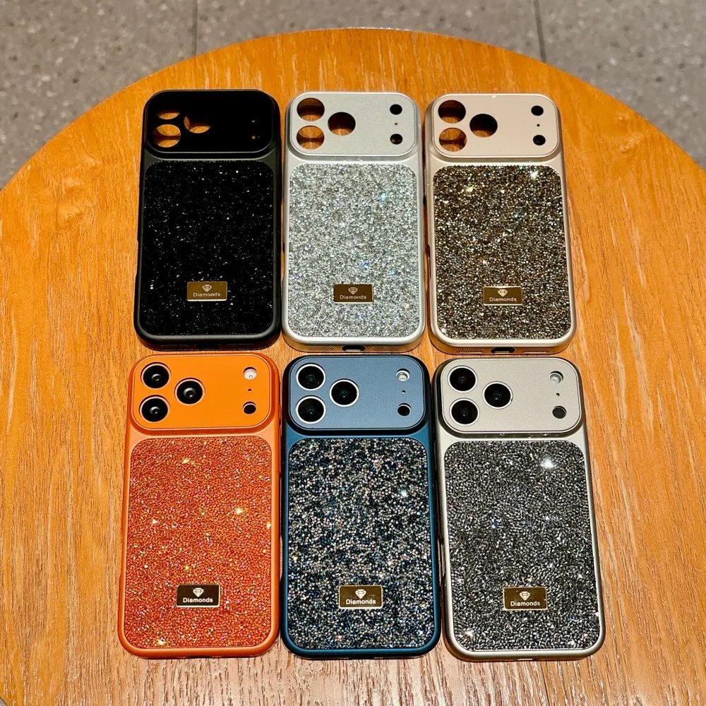 Luxury Bling Glitter Lens Protective Back Cover