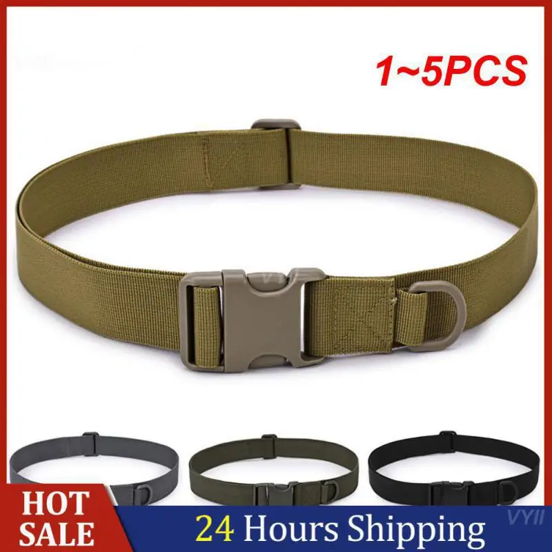

1~5PCS Army Combat Waist Comfortable And Breathable Weaving Multifunctional Belt Clothing Accessories