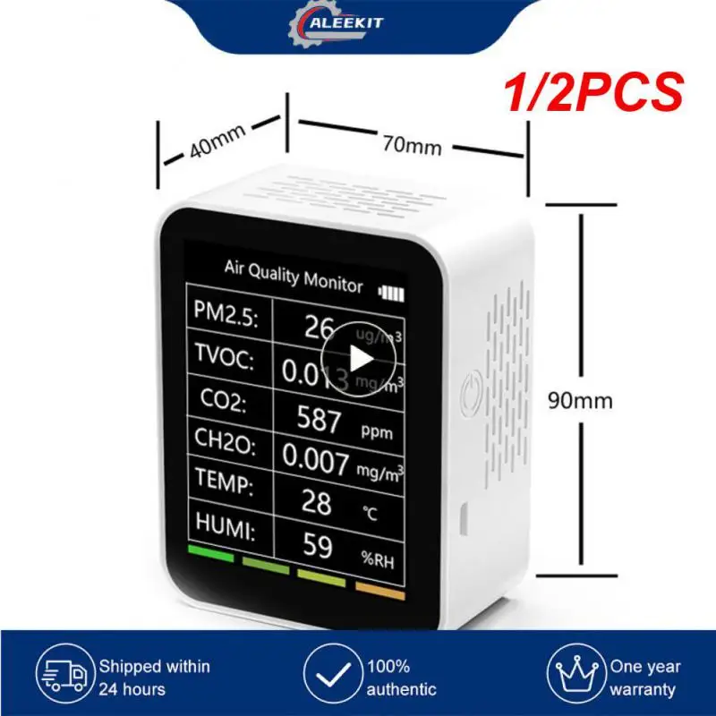 

Портативный многофункциональный детектор углекислого газа, 1/2 шт. в 1