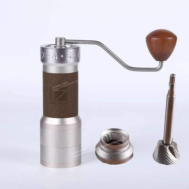 S07c71a15cc964066ab3db5e99a6321697 Super cool dark Black 1zpresso K ultra portable coffee grinder coffee mill grinding super manual coffee bearing recommed