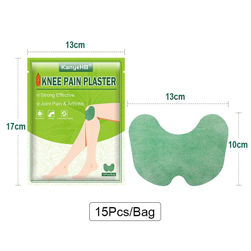Pain Analgesic Cream Knee Pain Patch Natural Wormwood Extract Knee Pain Relief Arthritis Stiff Health Care Pads