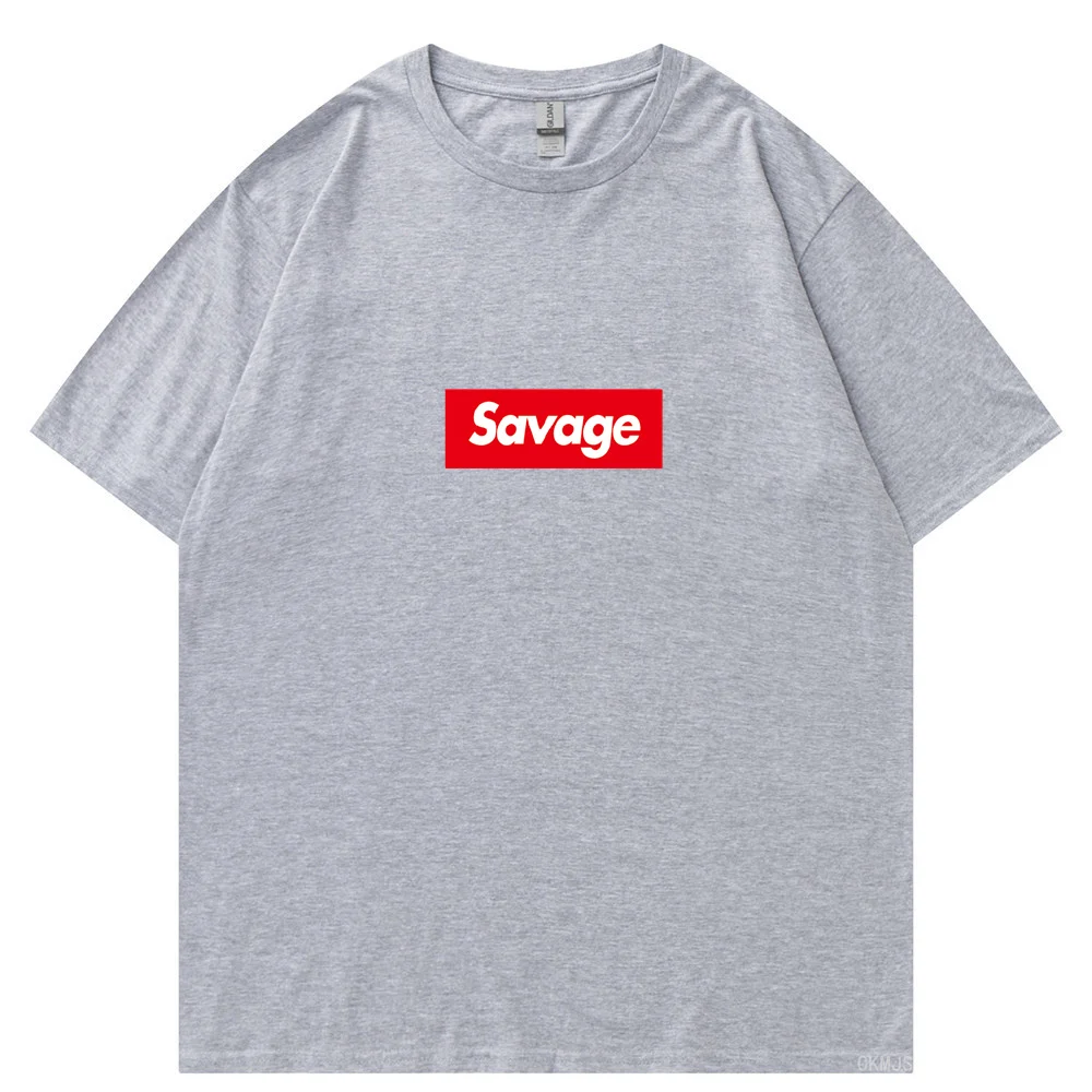 Savage Fuy Mes t shirts New Male Tshirts Hip Hop Sweat T-Shirt Summer Tops Cotto Oversize Me Clothes tshirts for_voghion.com