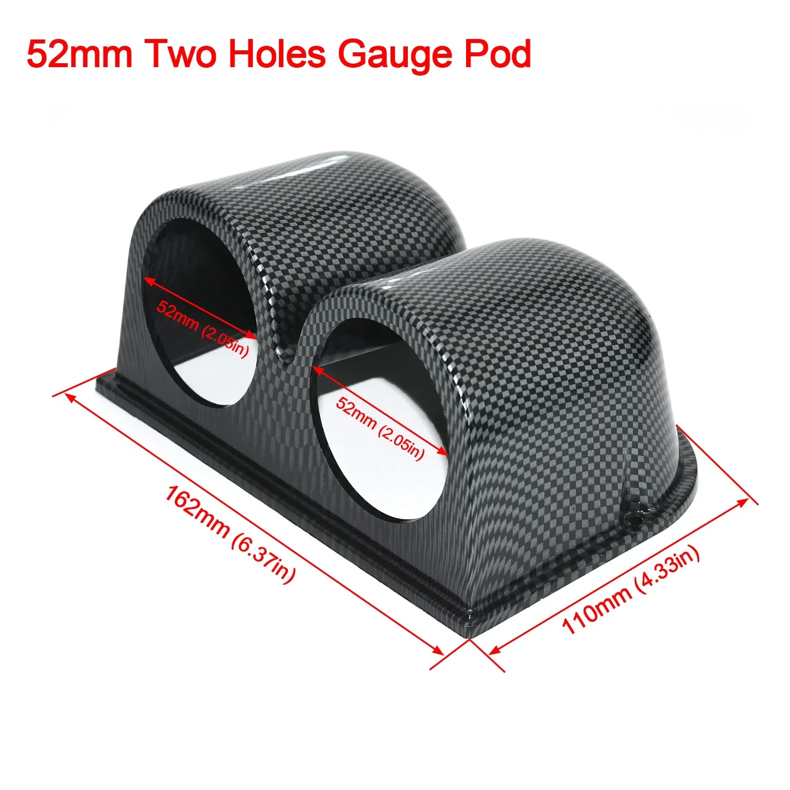 2" 52mm Car Gauge Holder Bracket Cup Pod Universal Single Double Triple Drive Car Meter Hole Dash Gauge Pod Mount Holder car meters holder