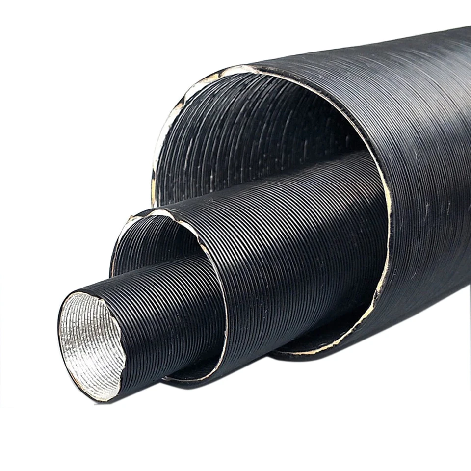 Air Diesel Parking Heater Duct Pipe Tube Hose 25mm 42mm 60mm 75mm 90mm Diameter 60-300cm for Webasto Eberspacher Car Camper air intake system hose