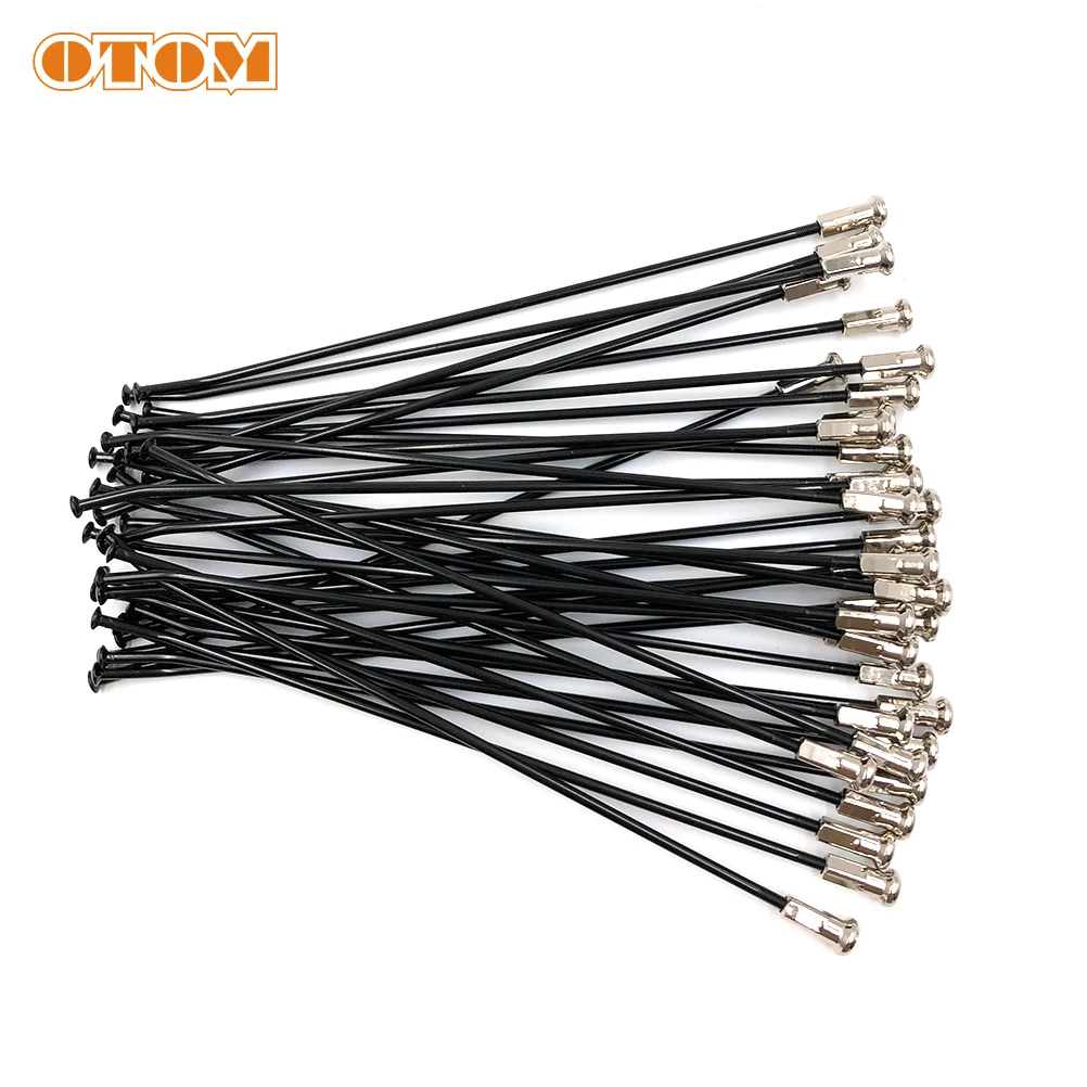 Motorcycle 21" Front 18" 19" Rear Wheel Spoke Kit Electrophoresis Anti-Rust Stainless Steel Aluminum Nipples For KTM XCF