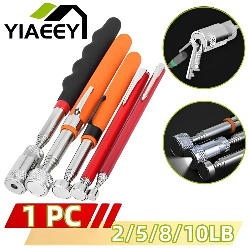 

Telescopic Magnetic Pen Metalworking Handy Tool Magnet Capacity for Picking Up Nut Bolt Adjustable Pickup Rod Stick Mini Pen