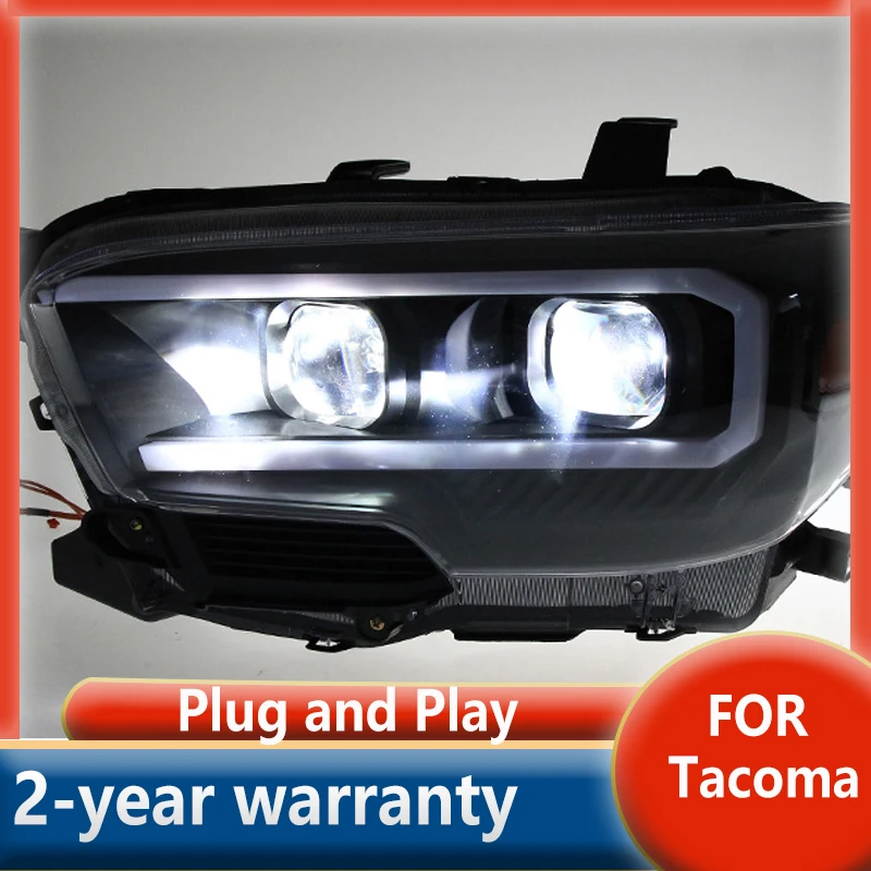 

Head Lamp For Toyota Tacoma Headlights 2014 2015 Tacoma LED Headlight LED DRL Bi Xenon Lens Accessories