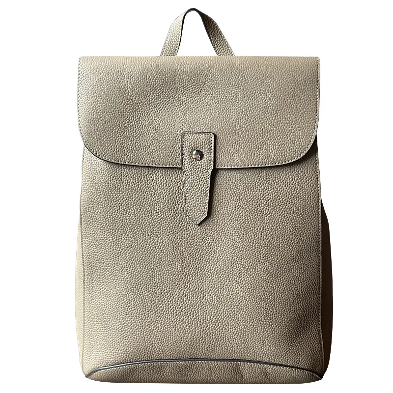 Leather Backpack Women 2023 Fashion Soft Cowhide Bag All Commute Casual Women Backpack 14inch Laptop