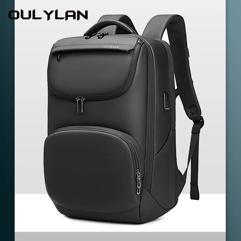 

OULYLAN Large Capacity Backpack Men's Multi-function Computer Laptop Bag Male Business Commuting Leisure Travel Backpack