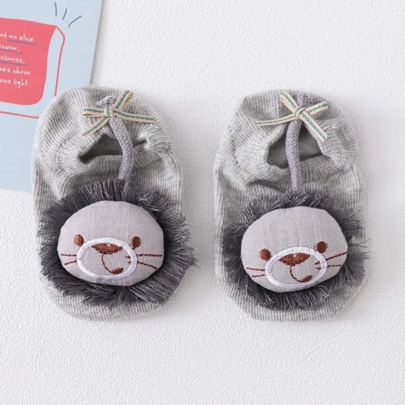 Baby socks 1 Pairs Baby Socks Toy Slipper Boys Girls Newborn Accessories Anti Slip Cartoon Kids Gift Infant Children Clothes Toddlers