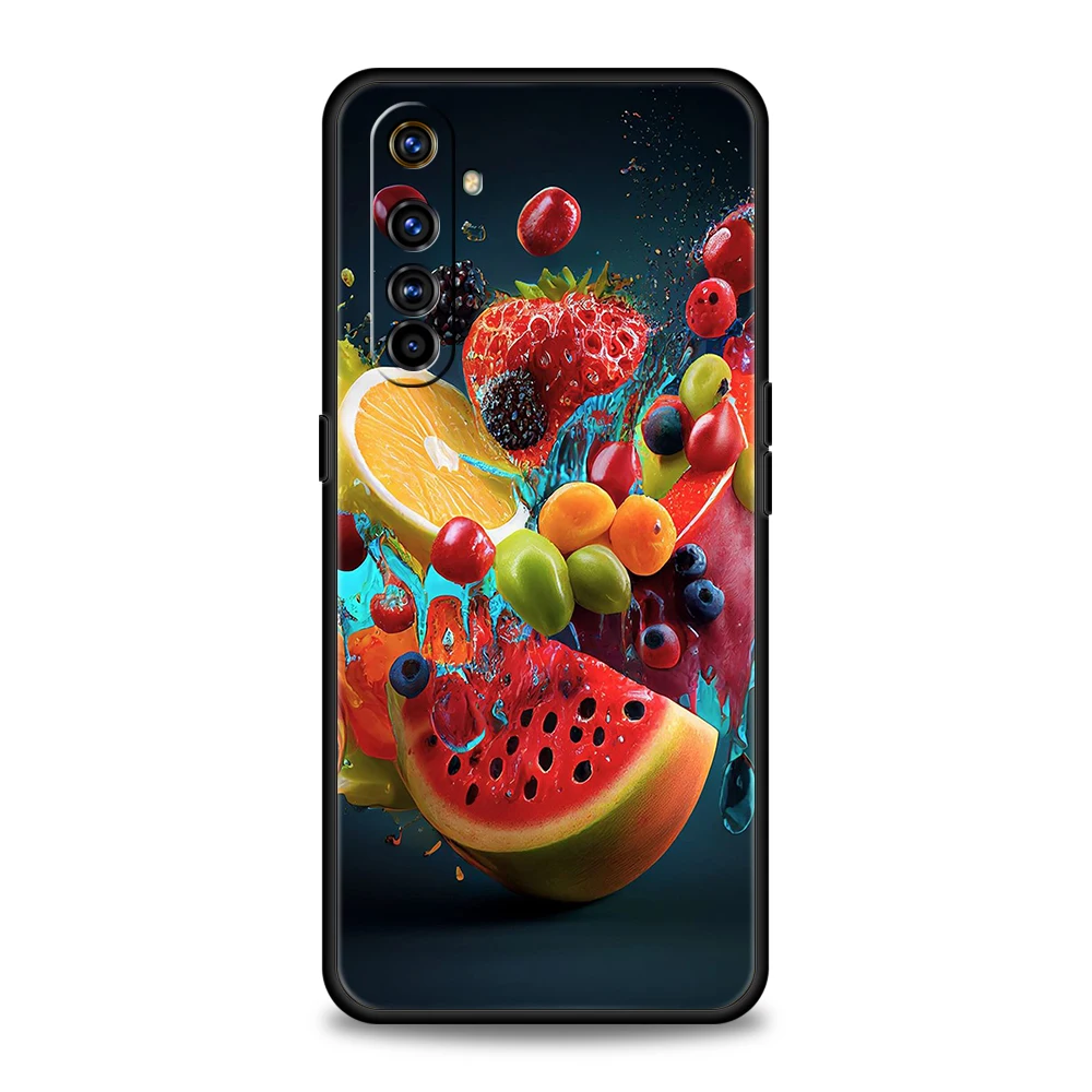 Cartoon Fruit Shockproof Silicone Phone Case