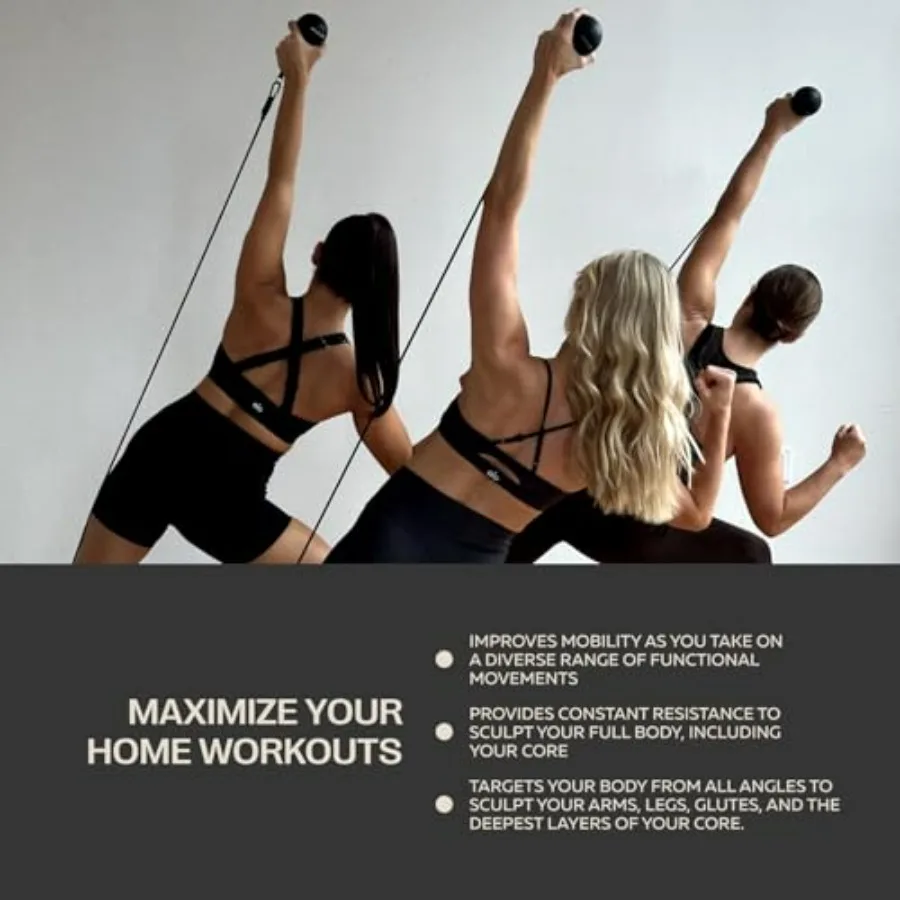 Home Gym Fitness Equipment Resistance Band with Ankle Strap and Weight System