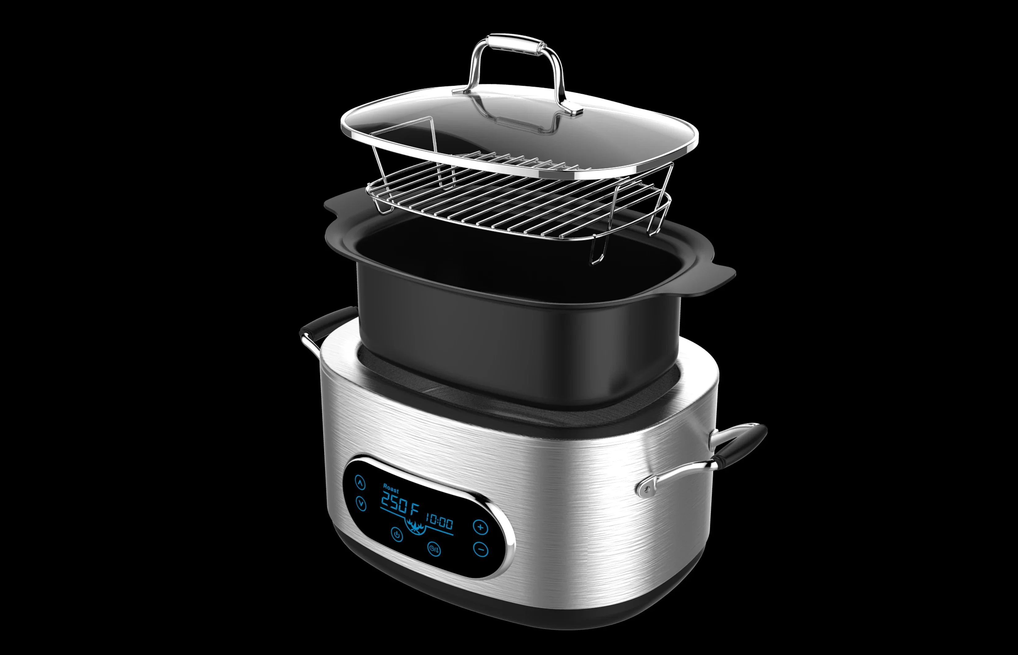 5.6L Digital Multi-cooker 11 in 1 LCD display slow cooker