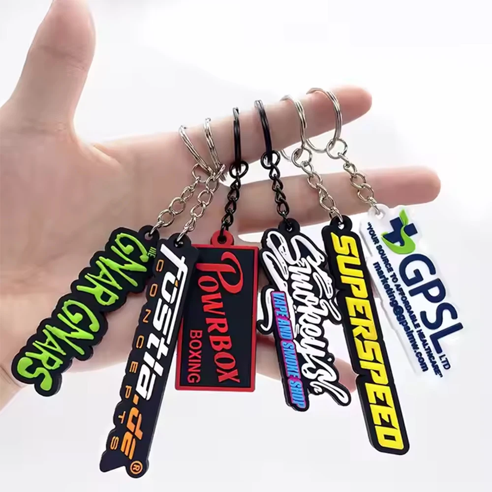 사용자 정의 PVC 키 체인 디자인 및 로고로 부드러운 고무 키 체인을 사용자 정의 DIY 실리콘 키 체인 장 키 태그를 사용자 정의