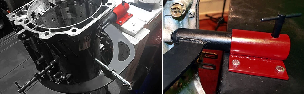 J-8763-B Transmission Holding Fixture Tool With Base - For GM 200-4R, 700-R4, 4L60E & More, 250 Lb Capacity