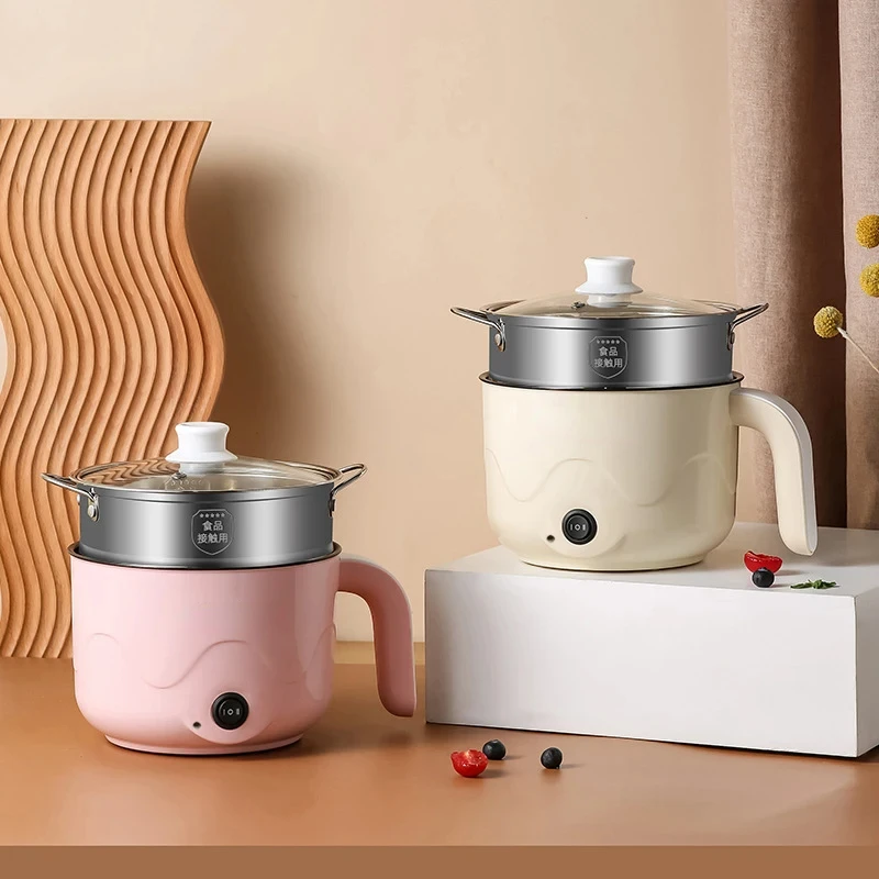Multi Cookers Rice Cooker Non-stick Pan Heating Pan Cooking Pot Machine Double Layer Steamed Eggs Soup Pot