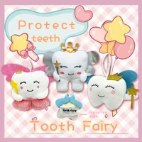 Rytanda Tooth Fairy Plush Toy Cute Cartoon Soft Material Stuffed Funny Sofa Cushion Decor Birthday Christmas Gift  For Children 1