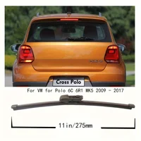 11" Rear Wiper Blade  Windshield Windscreen Tailgate Window Car Rain Brush For VW Polo 6C 6R1 MK5 2009 - 2017 2